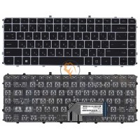 Клавіатура для ноутбука HP Envy 6-1000, срібляста рамка, чорна RU
