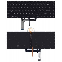 Клавіатура для ноутбука MSI GS65, GS65VR з підсвіткою, чорна RU
