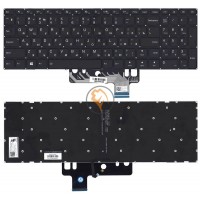 Клавіатура для ноутбука Lenovo IdeaPad 310S-15IKB з підсвіткою, без рамки, чорна RU