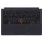 Клавіатура для ноутбука Samsung NP900X3C чорна з топ панеллю, чорна RU