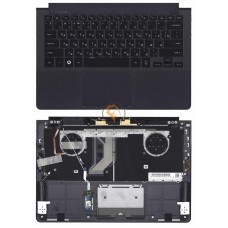 Клавіатура для ноутбука Samsung NP900X3C чорна з топ панеллю, чорна RU