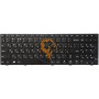 Клавіатура для ноутбука Lenovo IdeaPad 110-15ISK горизонтальний Enter, чорна рамка, чорна RU