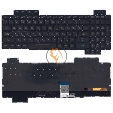 Клавіатура для ноутбука Asus ROG Strix SCAR Edition GL503VS з підсвіткою без рамки чорна RU