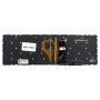 Клавіатура для ноутбука Lenovo IdeaPad 320-15ABR горизонтальний Enter, з підсвічуванням, чорна RU