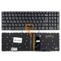 Клавіатура для ноутбука Lenovo IdeaPad 320-15ABR горизонтальний Enter, з підсвічуванням, чорна RU