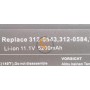 Акумуляторна батарея Dell WW116 Inspiron 1420 5200mAh