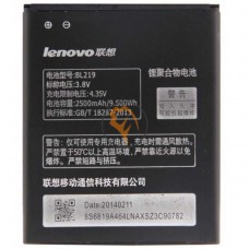 Оригінальна акумуляторна батарея Lenovo A300 BL219 2500mAh